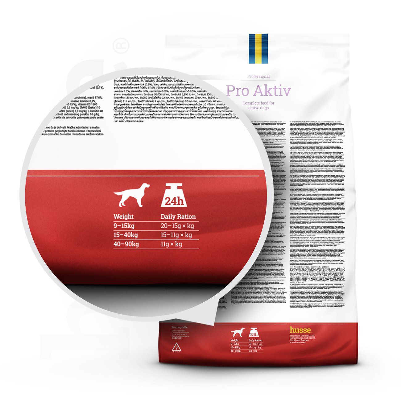 Pro Aktiv, 20 kg | Dog dry food that supports increased energy needs