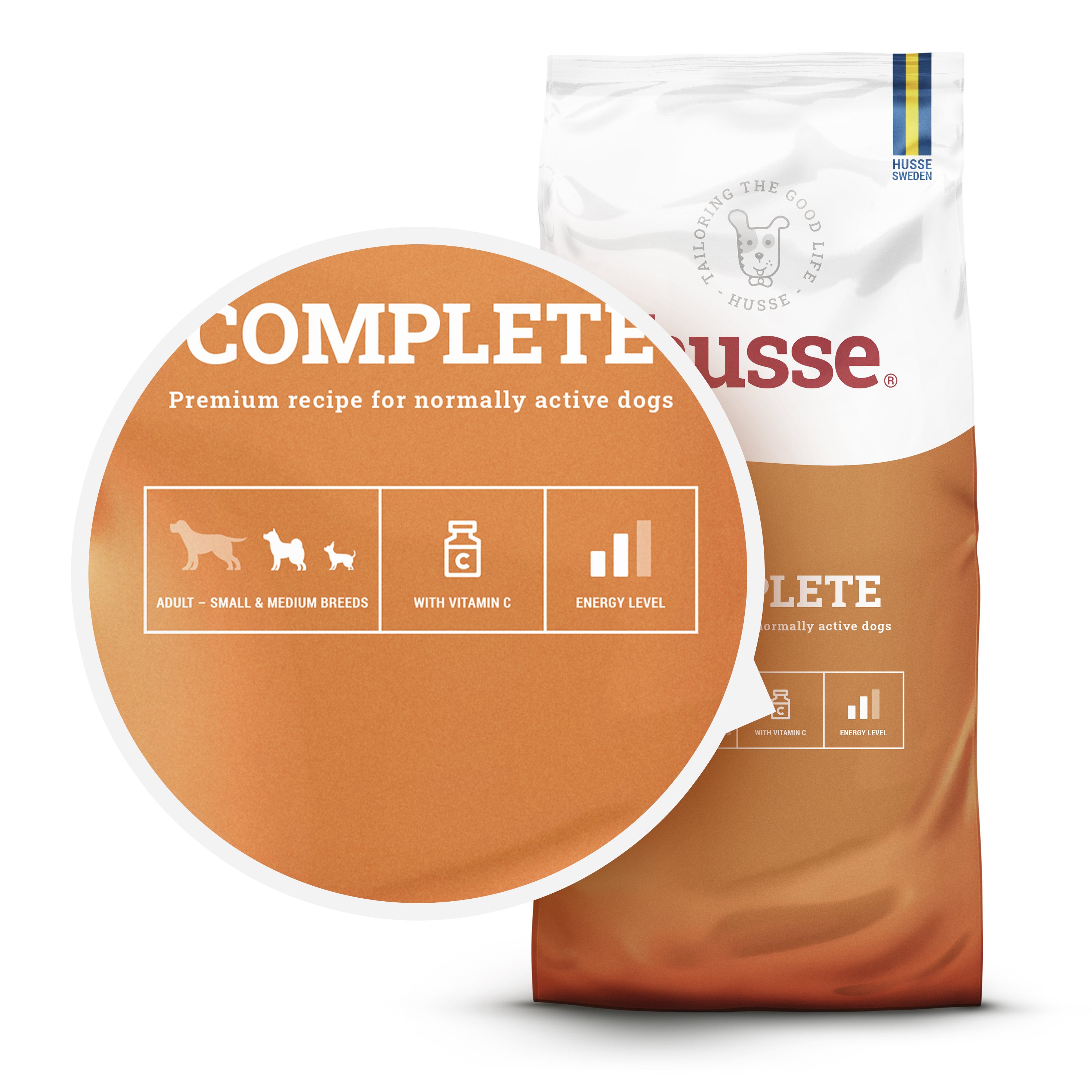 Complete, 15 kg | Premium recipe for small or medium sized dogs