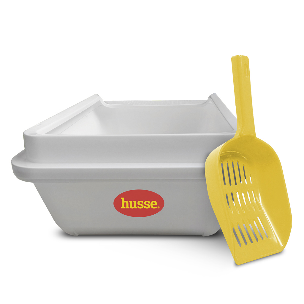 Cat Litter Tray & Scoop, pack | Litter pan & accessory for easy & efficient cleaning