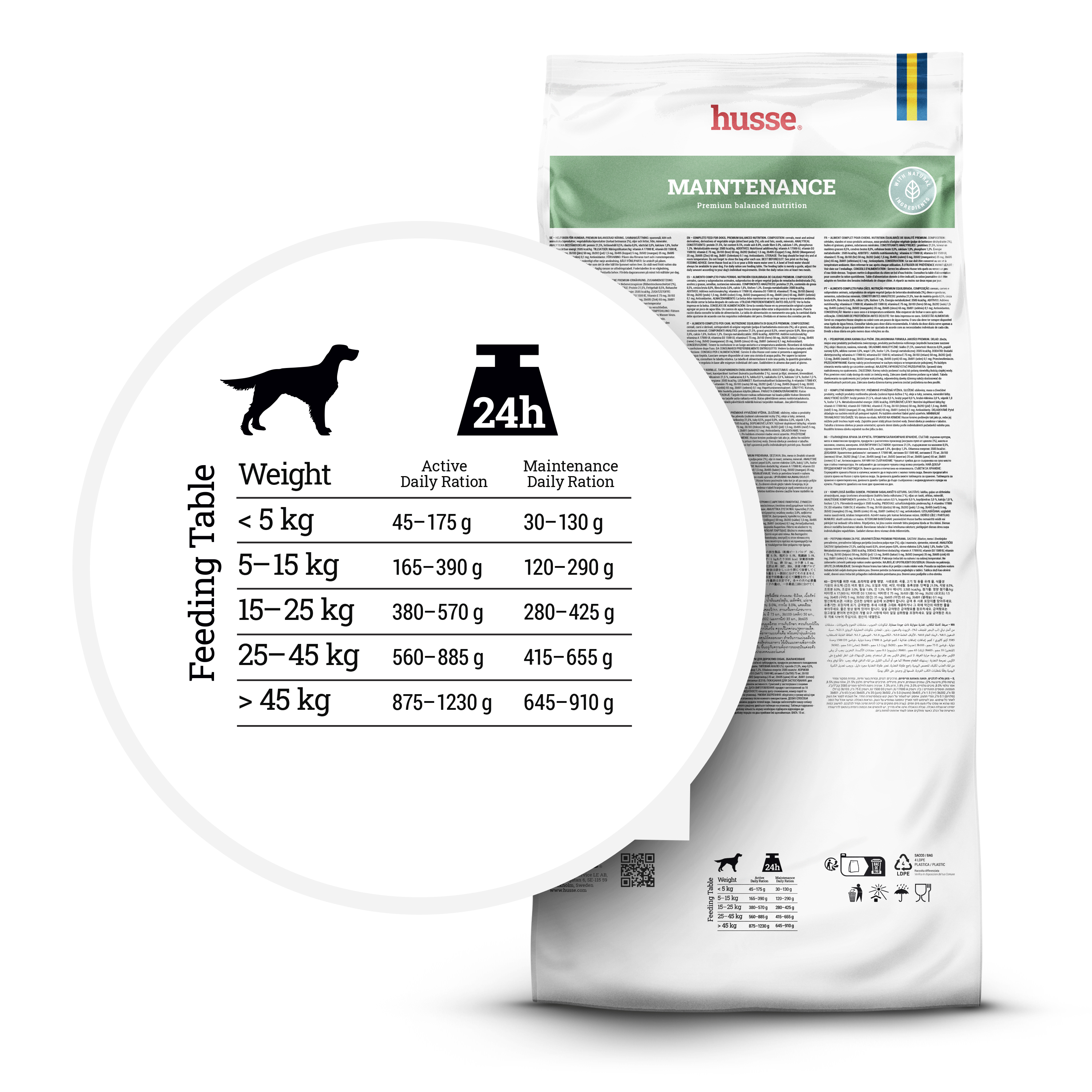 Maintenance, 15 kg | Premium recipe for adult dogs