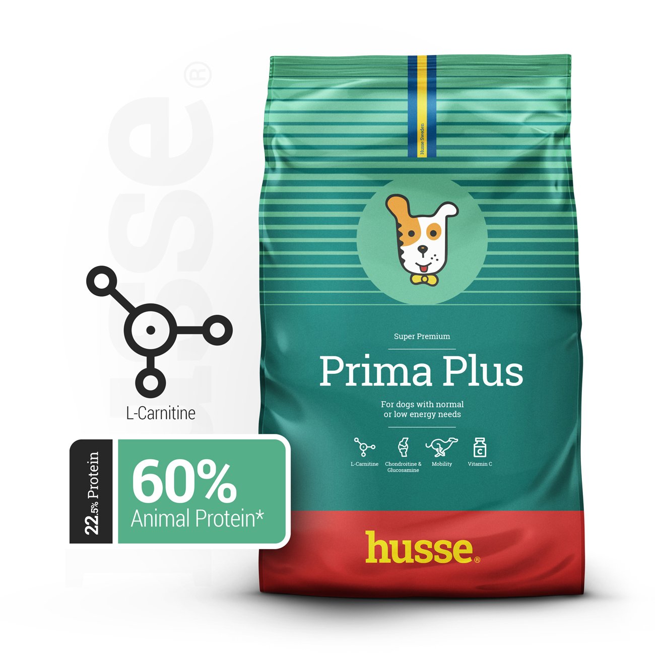 Prima Plus, 7 kg | Maintenance dog food with moderate fat & calorie content