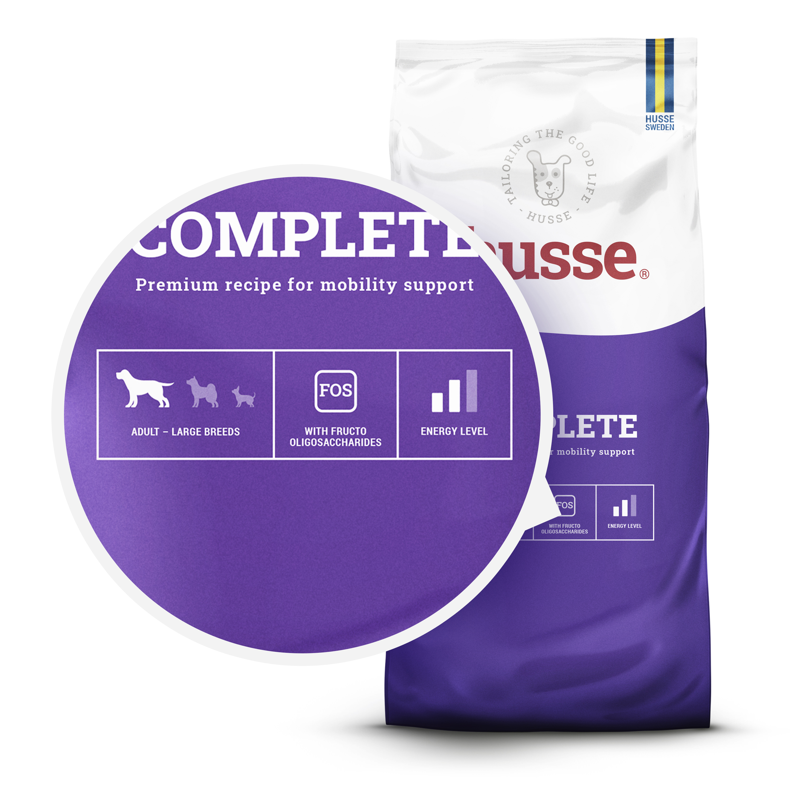 Complete, 15 kg | Premium recipe for joint support in large dogs.
