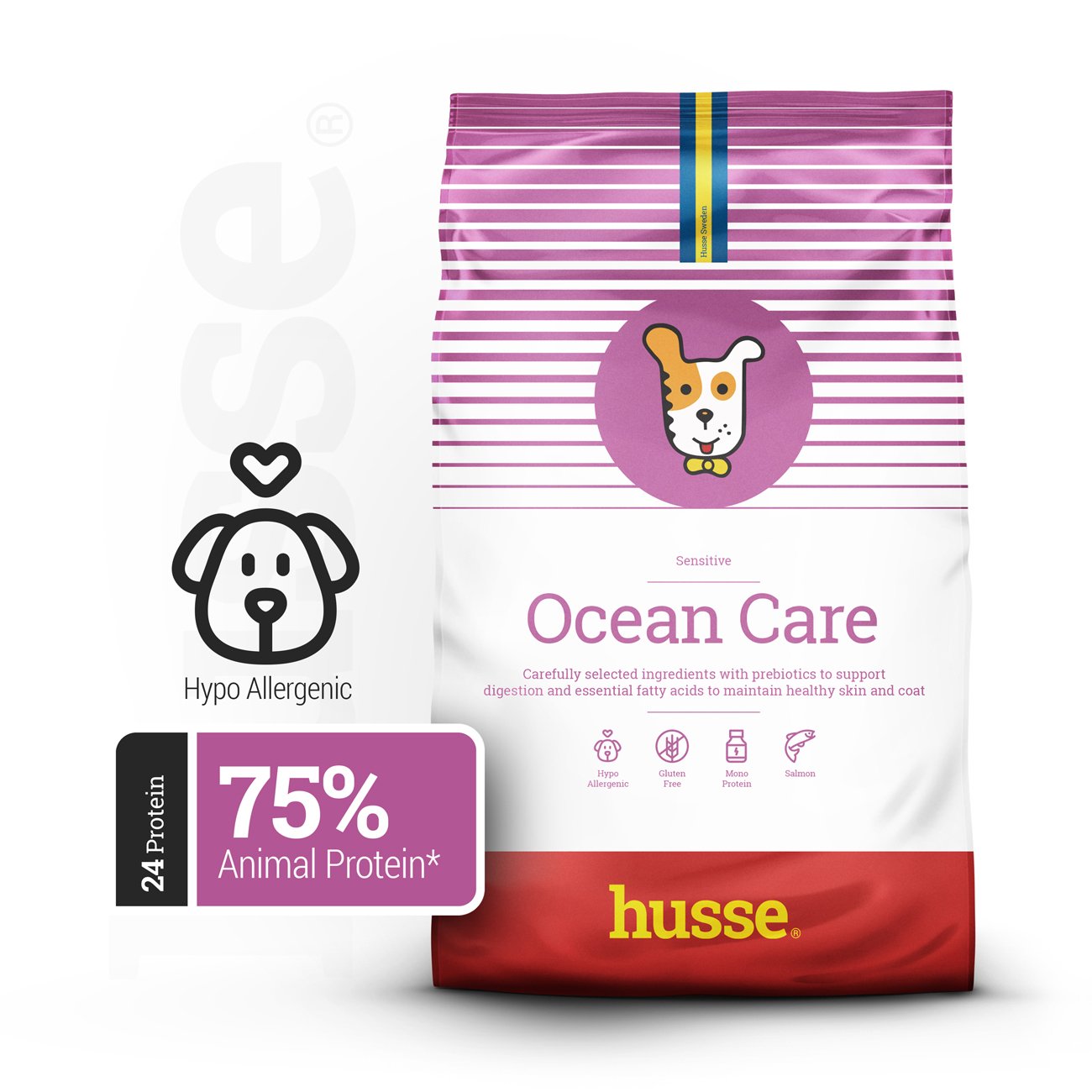 Sensitive Ocean Care, 2 x 12.5 kg | Gluten free recipe with a single animal protein source