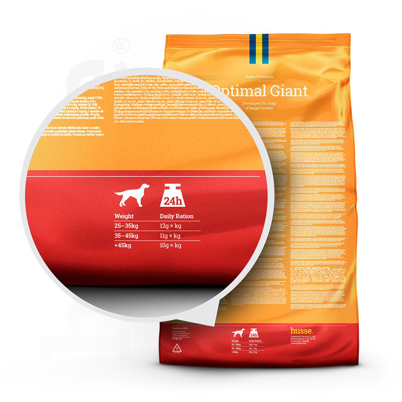 Optimal Giant, 12 kg | Balanced dry food for dogs of large breeds