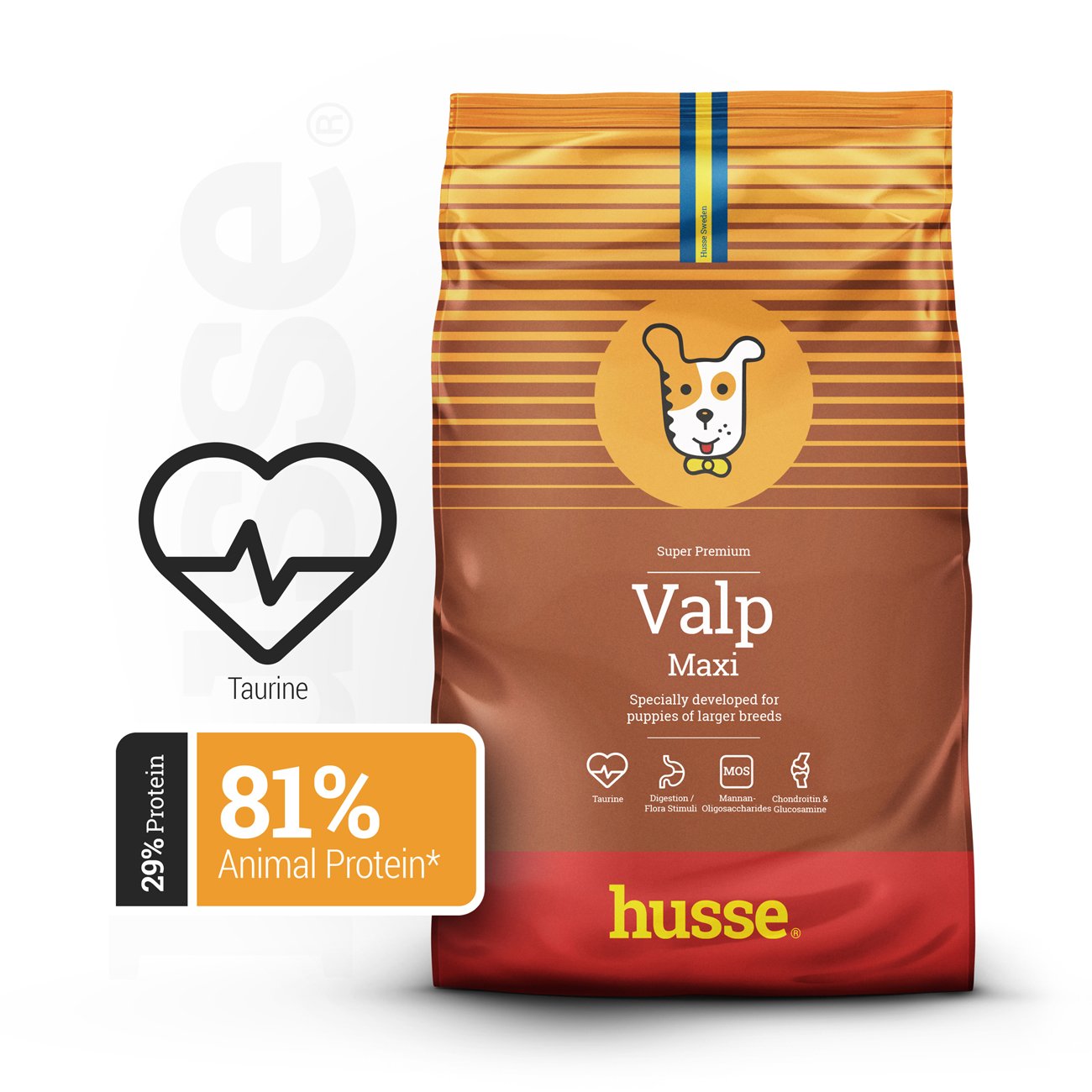 Valp Maxi, 12 kg | Supports the developmental needs of large breed puppies