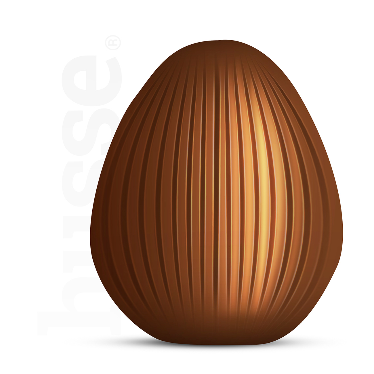 Ägg, 1 pc | Pet toy made of natural rubber