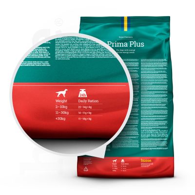 Prima Plus, 7 kg | Maintenance dog food with moderate fat & calorie content
