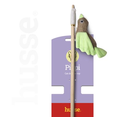 Pippi, 1 pc | Cat teaser toy with a bird pendant
