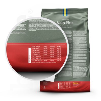 Valp Plus, 2 kg | Complete nutrition with psyllium & vegetable fibres for smooth digestion