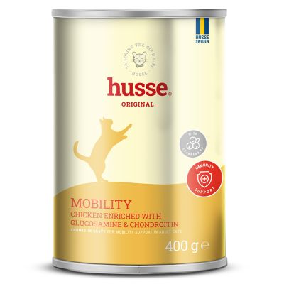 Mobility, chicken enriched with glucosamine & chondroitin, 400 g | Supports your kitty in their desire to run, climb & jump