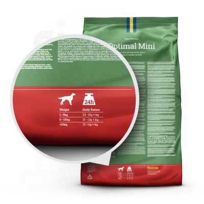 Optimal Mini, 7 kg | Gluten free dog dry food designed to meet high energy needs