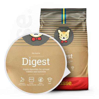 Exclusive Digest, 2 kg | Easy-to-digest formula for cats with sensitive digestive systems