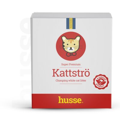 Kattströ White, 2 x 15 L | Cat litter made of white bentonite clay