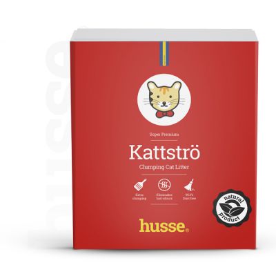 Kattströ Red, 2 x 15 kg | Cat litter made of grey bentonite clay