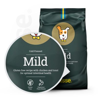Mild, 12 kg | Gluten free pellets rich in chicken for optimal intestinal health