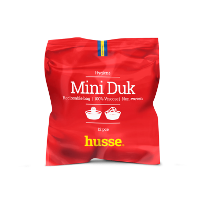 Mini Duk, 12 pcs | 100% viscose, compressed washcloth