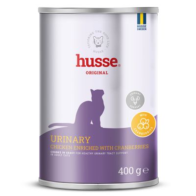 Urinary, chicken enriched with cranberries, pack | 12 cans of soft chunks rich in chicken in a juicy gravy