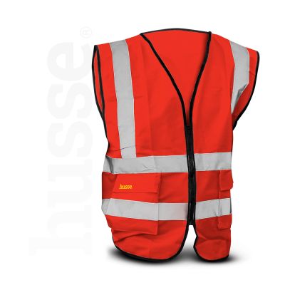 Reflective Vest, S/M | Vest with reflective strips for increased visibility